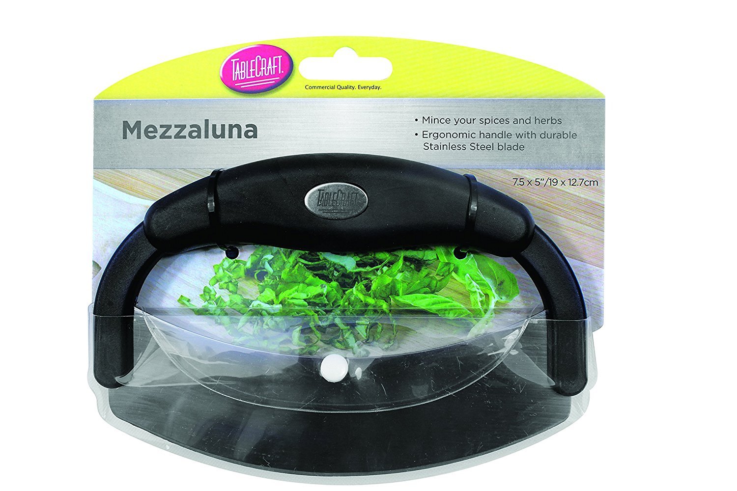 Amazon.com: TableCraft H6611 Mezzaluna Chopper, Compact Stainless